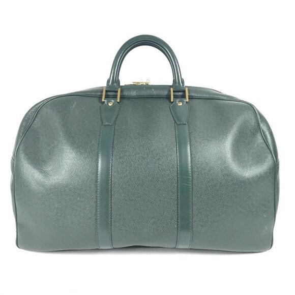 LOUIS VUITTON Taiga Kendal PM Travel Bag Duffle Bag Leather Epithea Green - Picture 2 of 15